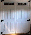 2-35 3/4" x 72" 4 Lite Fiberglass Doors   SHIPPING IS FREE