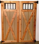 2 - XBUCK DOORS With Transom Windows SHIPPING IS FREE !