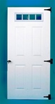 1- 35 3/4" x 78" 4-Lite Fiberglass door  SHIPPING IS FREE