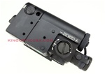 LDI ITAL-A (Matte Black CR123A) Red Aiming Laser