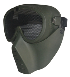Airsoft Tactical gear wholesale distributor dropshipper TG008AG-5 Green Metal Mesh Protective Mask (5 pcs) - 3L-INTL