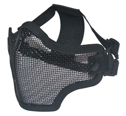 Airsoft Tactical gear wholesale distributor dropshipper TG008CB-5 Black Metal Mesh Half Face Mask (5 pcs) - 3L-INTL