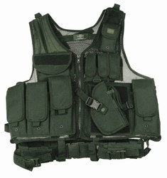 TG100B Black Deluxe Tactical Vest - 3L-INTL