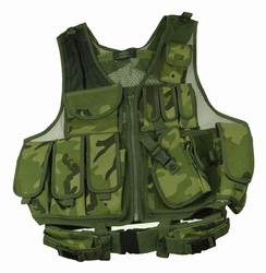 TG100C Woodland Camouflage Deluxe Tactical Vest - 3L-INTL