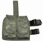 TG211A ACU Digital Camouflage Double Drop Leg Magazine Pouch - 3L-INTL