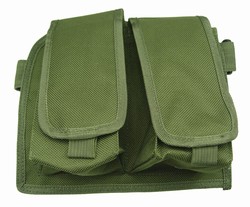 TG211G OD Green Double Drop Leg Magazine Pouch - 3L-INTL