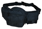 TG237B Black Deluxe Fanny Pack - 3L-INTL