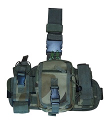 TG240C Woodland Camouflage MOLLE Utility Leg Rig - 3L-INTL