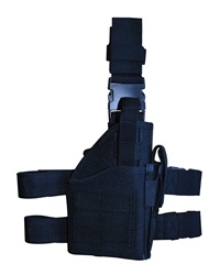 TG246B Black Tactical Leg Holster with Web Straps - 3L-INTL