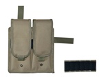 TG247T Tan Velcro Attachable Double Magazine Pouch - 3L-INTL