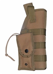 TG259T-2 Tan MOLLE Tactical Holster with Pouch (2 pcs) - 3L-INTL