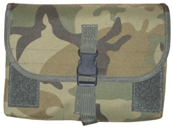 TG300C Woodland Camo MOLLE Gas Mask/Drum Mag Pouch - 3L-INTL