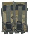 TG305C Woodland Camouflage MOLLE Double Rifle Mag Pouch - 3L-INTL