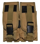 TG305T Tan MOLLE Double Rifle Magazine Pouch - 3L-INTL