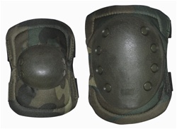 TG604C Woodland Camouflage Advanced Elbow and Knee Pads - 3L-INTL