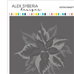 Alex Syberia Designs - Festive Poinsettia Layering Stencil Set