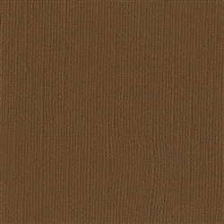 Bazzill - 12x12 Textured Cardstock Walnut