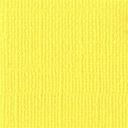 Bazzill - 12x12 Textured Cardstock Lemonade Yellow