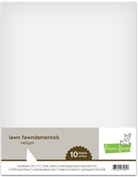 Lawn Fawn - Vellum Translucent 8.5 x 11