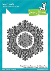 Lawn Fawn -  Magic Iris Snowflake Add-On Lawn Cuts