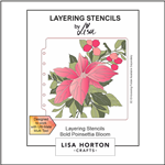Lisa Horton - Bold Poinsettia Bloom Layering Stencils