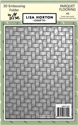 Lisa Horton - 3D Embossing Folder A6 Parquet Flooring