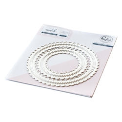 Pinkfresh Studio - Essentials Die Set Stitched Scallop Circle