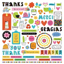 Photoplay - Snail Mail 12X12 Elements Stickers