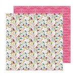 Pink Paislee -    Joyful Notes 12X12 Double-Sided Cardstock Sweet Friend