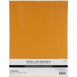 Spellbinders - Color Essentials Cardstock 8.5"X11"  Persimmon