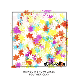 Studio Katia - Rainbow Snowflakes