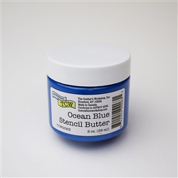 The Crafter's Workshop - Stencil Butter Ocean Blue (2 oz)