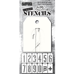 Tim Holtz - Stampers Anonymous Element Stencils 12/Pkg Mechanical