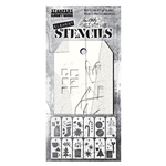 Tim Holtz - Stampers Anonymous Elemen Stencils 12/Pkg Festive Art