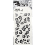 Tim Holtz - Stampers Anonymous Layered Stencil 4.125"X8.5 Tiny Poinsettia