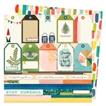 Vicki Boutin - Fernwood Double-Sided Cardstock 12X12 Fernwood Tags