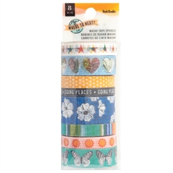 Vicki Boutin -   Where To Next Washi Tape 8/Pkg