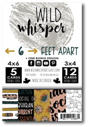 Wild Whisper Designs - 6 Feet Apart Card Pack