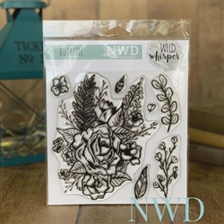 Wild Whisper Designs - Nicole Wright Fanciful Botanic 6x6 Stamp