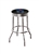 Bar Stool 29" Tall Chrome Finish Retro Style Backless Stool Featuring a Dale Earnhardt Jr. Nascar #88 Specialty Decal on a Black Vinyl Covered Swivel Seat Cushion