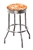 Bar Stool 24" or 29" Tall Featuring a Tennessee Volunteers Football Team Logo Fabric Covered Swivel Seat Cushion