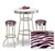 barstools chrome table black white round bar stools stool swivels foot rest ring cushion seat cave man chair chairs diner metal dining finish pad padded pub pubstools restaurant