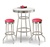 barstools chrome table black white round bar stools stool swivels foot rest ring cushion seat cave man chair chairs diner metal dining finish pad padded pub pubstools restaurant