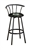 barstools black backrest back rest bar stools stool swivels foot rest ring cushion seat cave man chair chairs diner metal dining finish pad padded pub pubstools restaurant