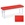 Red Glitter Vinyl Natural Wooden Dining Bench