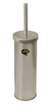 New Brushed Aluminum Finish Toilet Brush and Holder featuring Jacksonville Jaguars NFL Team Logo