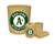 New 4 Piece Bathroom Accessories Set in Beige featuring Oakland Athletics MLB Team logo!