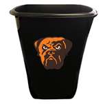 New Black Finish Trash Can Waste Basket featuring Cleveland Browns Helmet NFL Team Logo