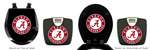 Black Finish Digital Scale Round Toilet Seat w/Alabama Crimson Tide NCAA Logo