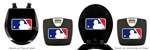 Black Finish Digital Scale Round Toilet Seat w/MLB Baseball Logo